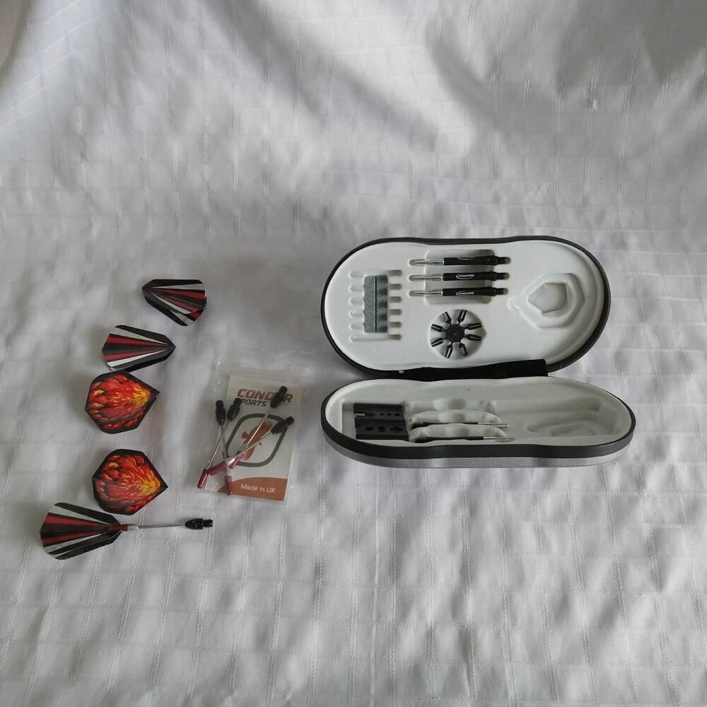 Condor Sports brand dart set and several accessories